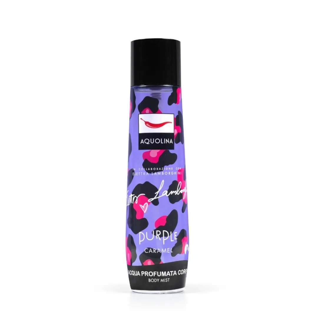 Aquolina Spray Corpo^ Purple Caramel - Limited Edition In Collaborazione Con Elettra Lamborghini.