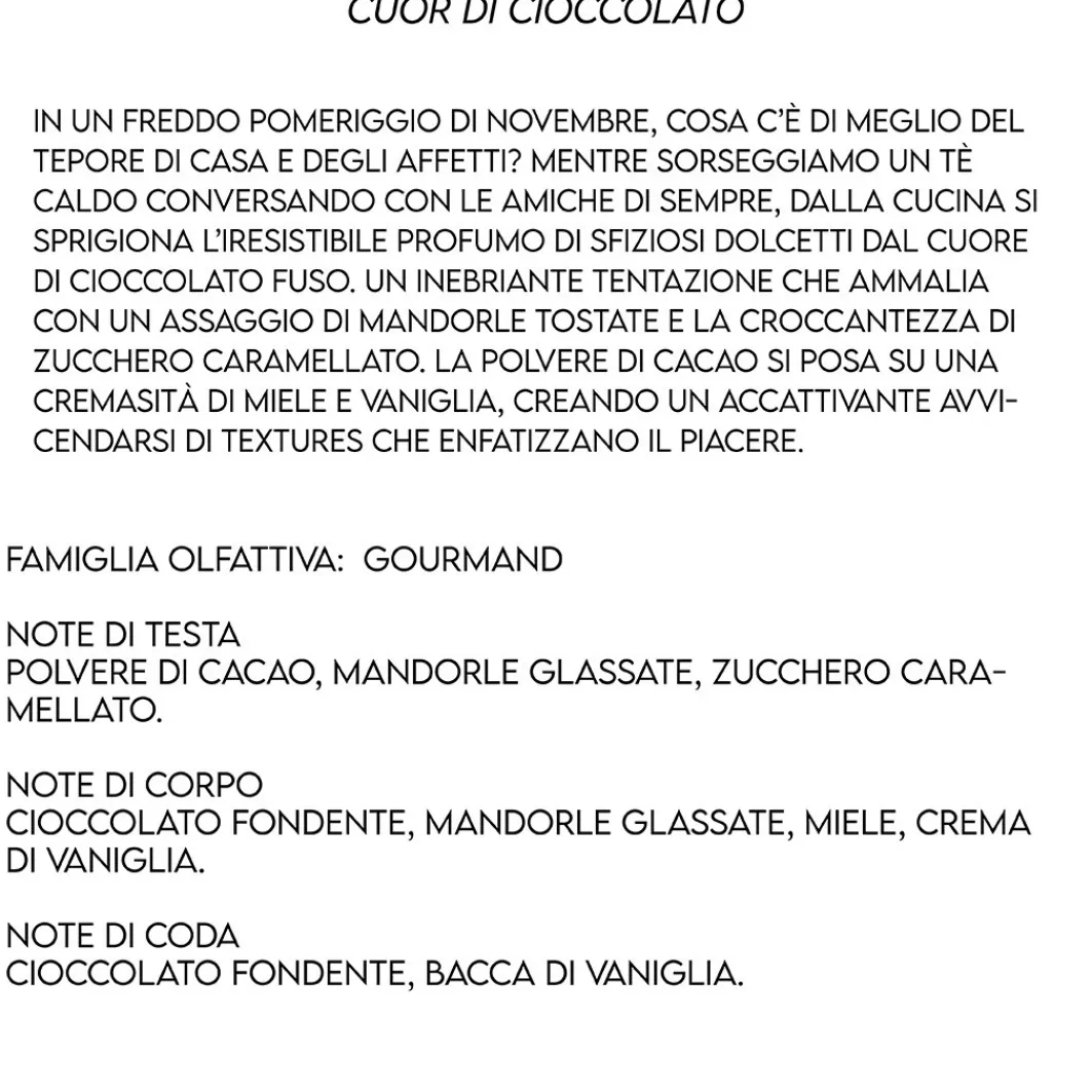Federico Cantelli Fragranze Unisex^ Cuor Di Cioccolato