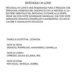 Federico Cantelli Fragranze Unisex^ Patchouli In Love