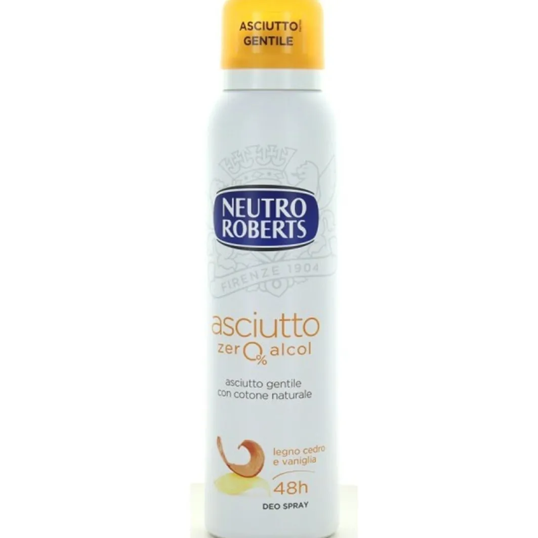 Neutro Roberts Deodorante^ Spray Asciutto Legno Cedro E Vaniglia