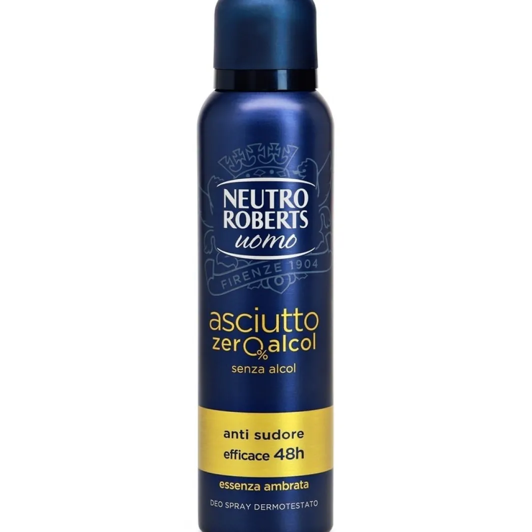 Neutro Roberts Deodorante^ Uomo Asciutto Essenza Ambrata