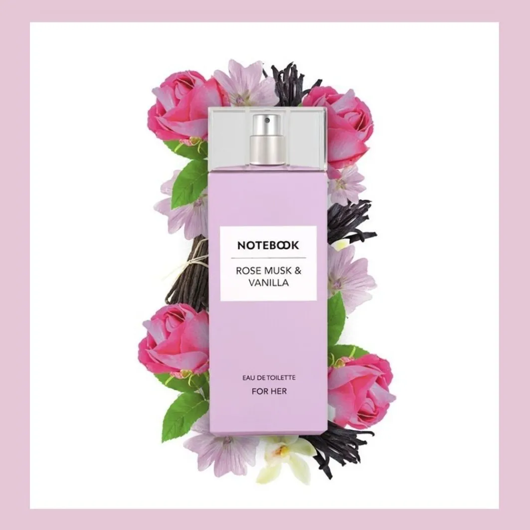 Fragrances: Eau De Toilette Rose Musk & Vanilla>Notebook Shop