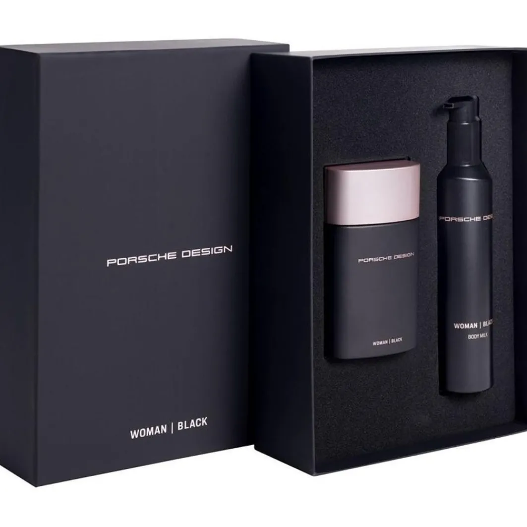 Woman Black Set Eau De Parfum 100 Ml>Porsche Design Fashion