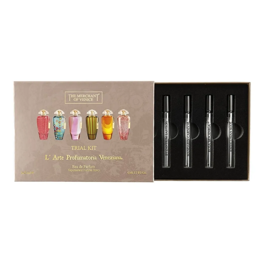 THE MERCHANT OF VENICE Cofanetti Profumo^ Murano Collection Trial Kit Edp 6 X 5 Ml